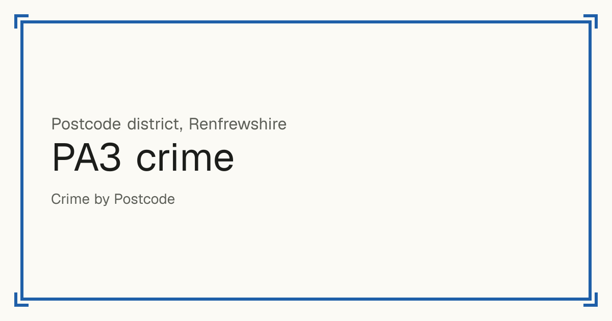 Safety for Scotland is coming: Police Scotland's figures are being checked for reuse.