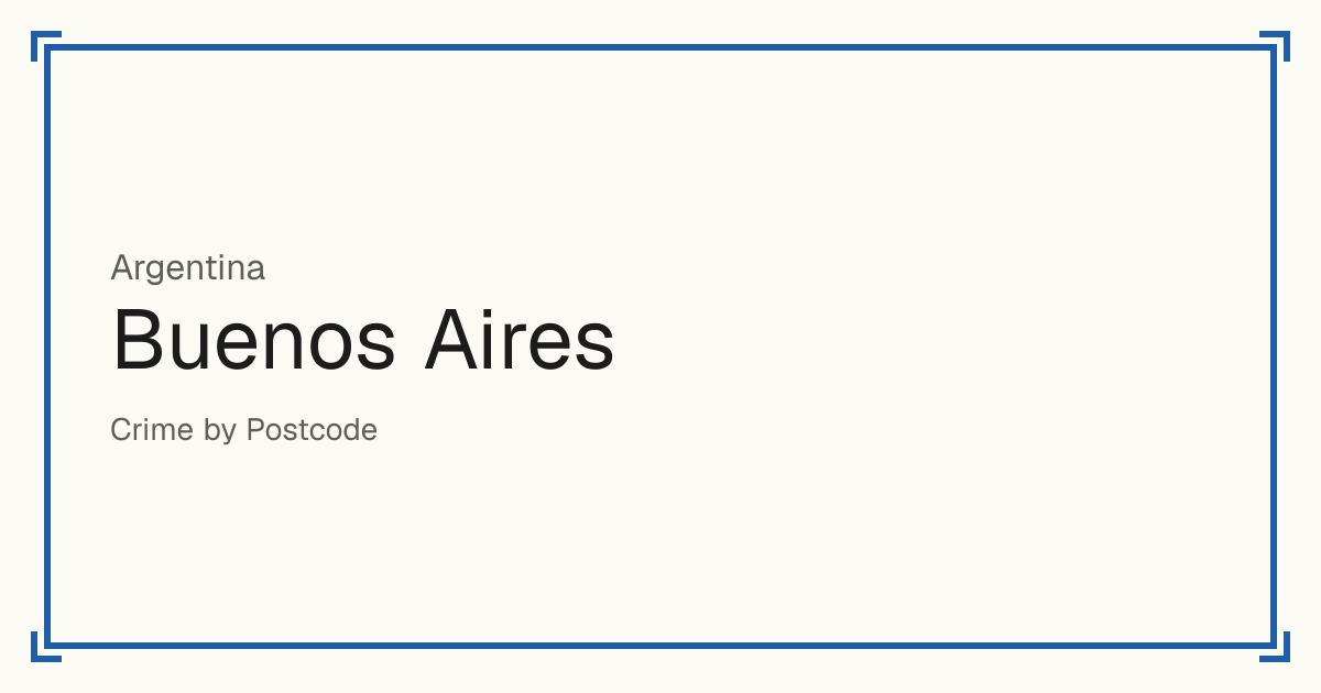 Buenos Aires, Argentina: Safety scores from 1 to 10 for 48 places, each compared with other places in the same country or state.