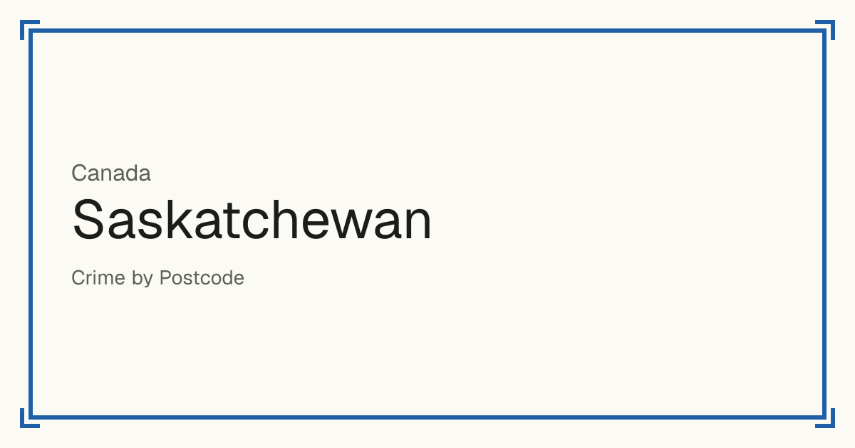 Saskatchewan, Canada: Safety scores from 1 to 10 for 83 places, each compared with other places in the same country or state.