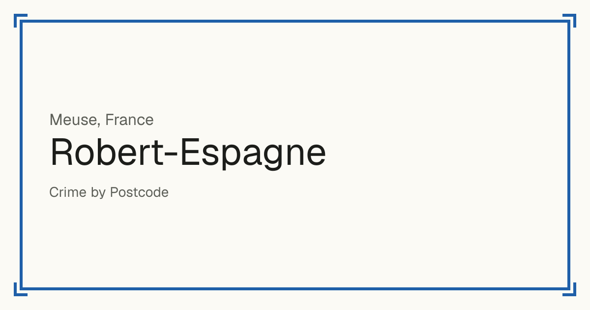 Robert-Espagne, France: recorded crime per 100,000 people by type and a Safety score from 1 to 10 compared with other places in the same country or state.