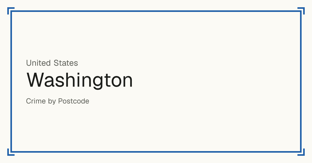 Washington, United States: Safety scores from 1 to 10 for 187 places, each compared with other places in the same country or state.